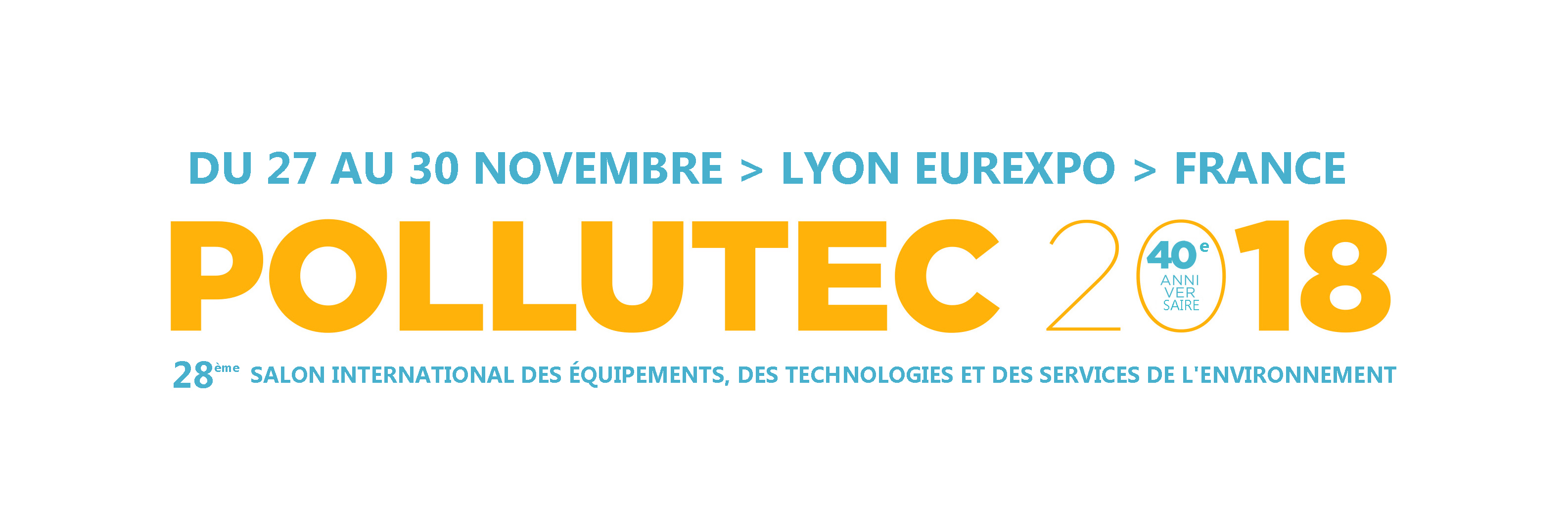 Visuel du Salon Pollutec 2018