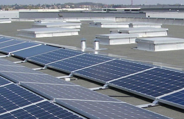 Photo de panneaux solaires photovoltaïques