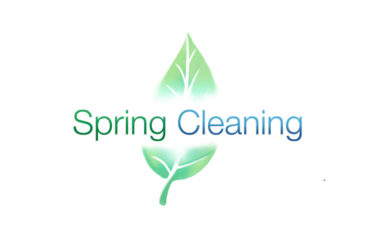 Spring Cleaning company logo, green cleaning