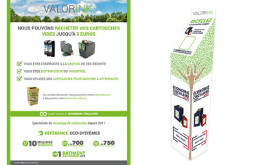 Photo of the company Valorink, one of the biggest players on the European market for empty inkjet cartridges