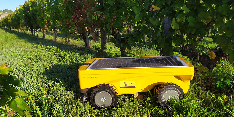 Photo of the company Vitirover, Autonomous Agricultural Mower Robot