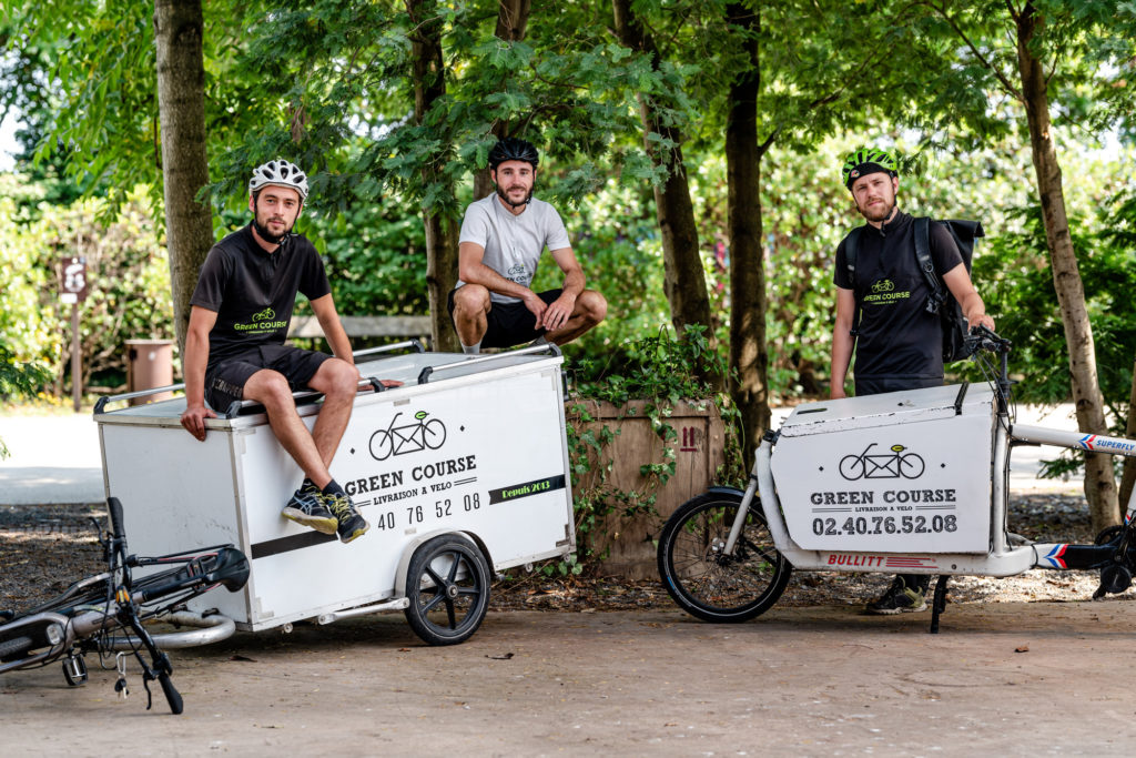 Photo de l'entreprise Green Course, coursier à Nantes à vélo