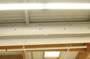 Photo of the company Initherm, installation of high induction air diffusion equipment