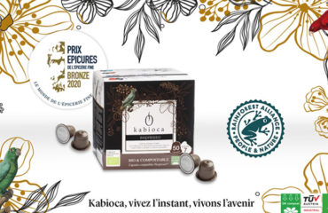 Photo de l'entreprise Kabioca, capsules compatibles Nespresso ® sans aluminium.