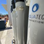 Photo de l'entreprise Aquacleaner, innovation permetant de régénérer l'eau de rétrolavage afin de la réinjecter dans les bassins aquatiques