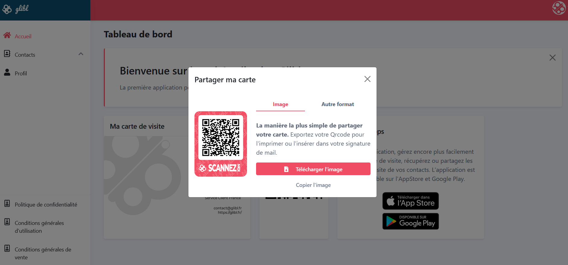 tableau-de-bord-export-Qrcode