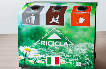 Photo de l'entreprise Nardi, poubelles de tri en carton