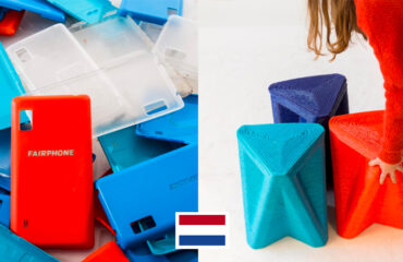 Photo de l'entreprise Van Plestik, imprimante 3D qui crée des objets à partir de déchets plastiques