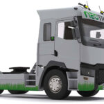 Photo d'un tracteur de parc 100% électrique proposé par Néotrucks.